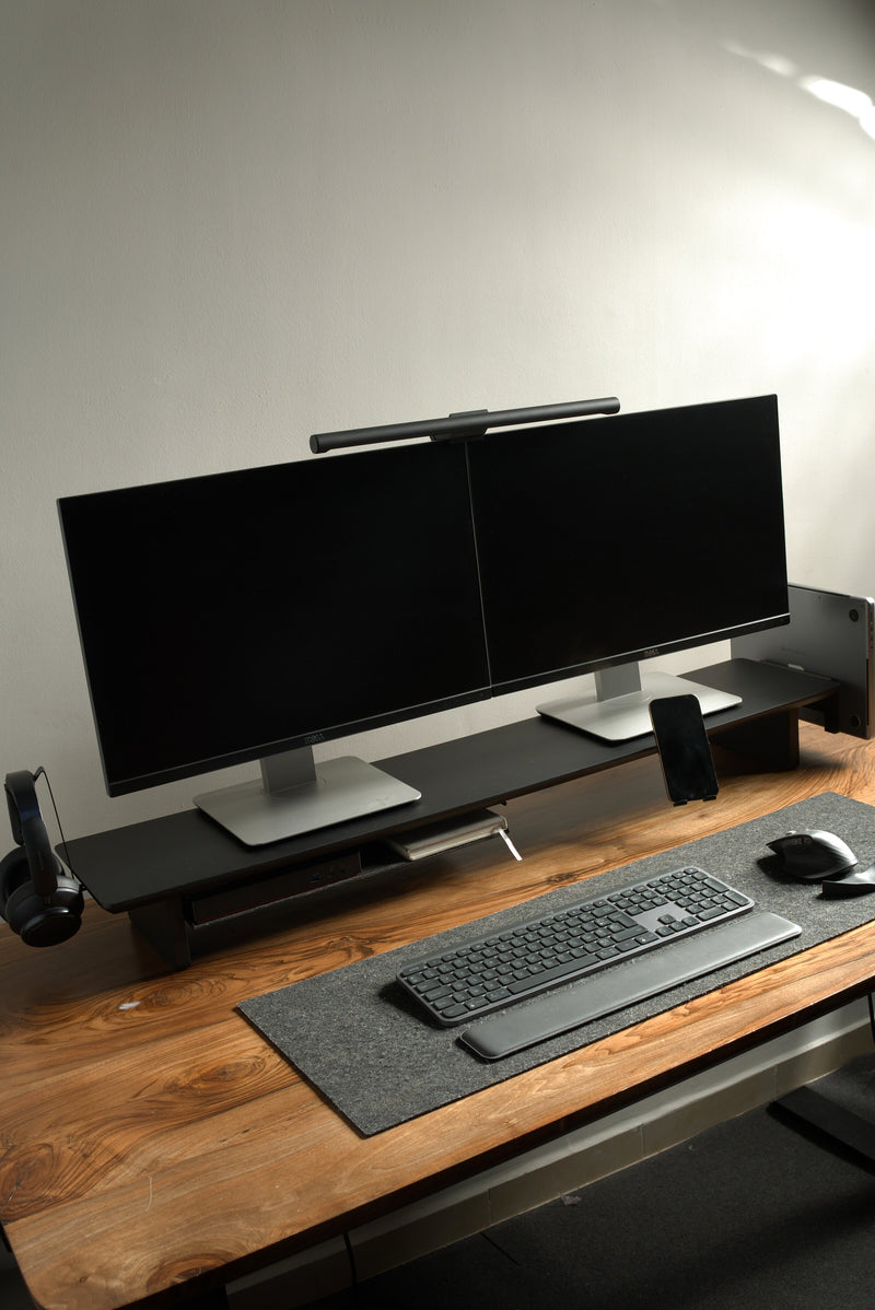 Screen at eye level